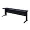 Fusion Fusion Training Tables, 84 W, 24 L, 29 H, Wood, Metal Top, Grey MFTT8424GY - alternate 1